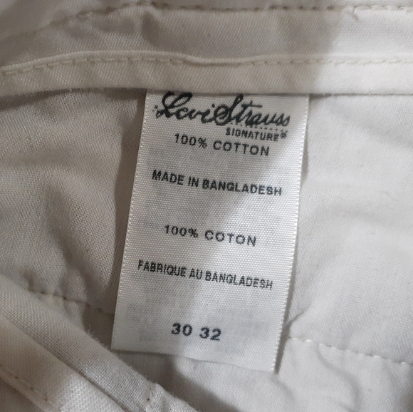 Signature by Levi Strauss & Co Men's Weekend Chino Tan Size 30/32 - Picture 4 of 5